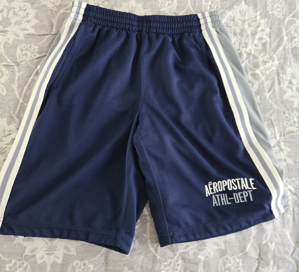 Aeropostale Men's Navy Athletic Shorts